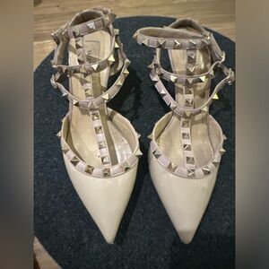 Authentic Valentino Strappy Low Heels — Size 37